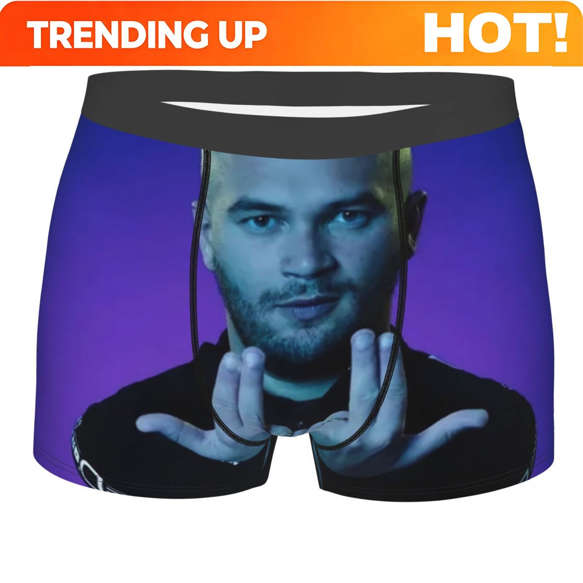 Custom Novelty French Rapper J - Boxer Shorts Modal ulasan dan harga