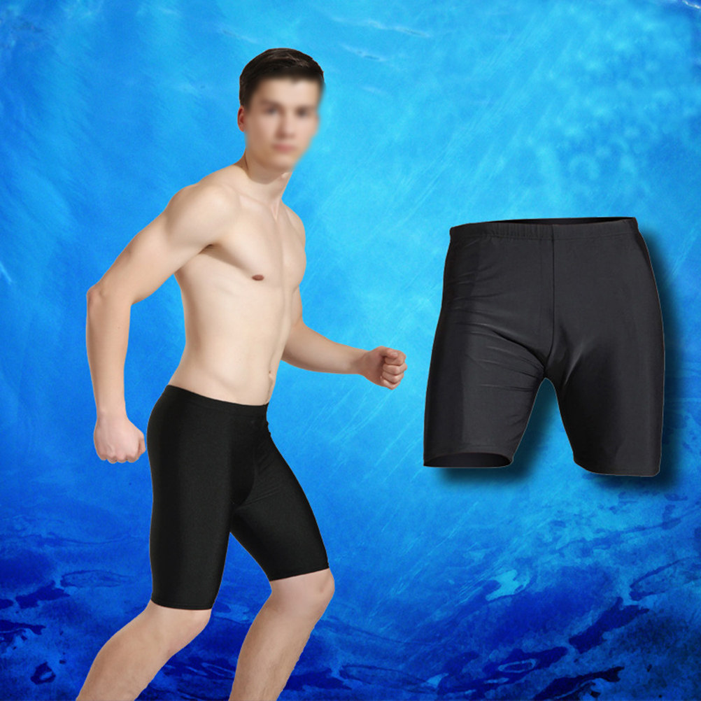 Men Black Nylon Compression Sw - Compression Shorts Athletes ulasan dan harga