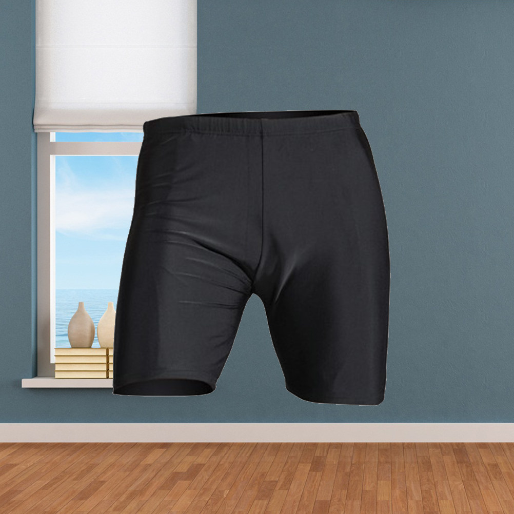 Men Black Nylon Compression Sw - Compression Shorts Athletes ulasan dan harga