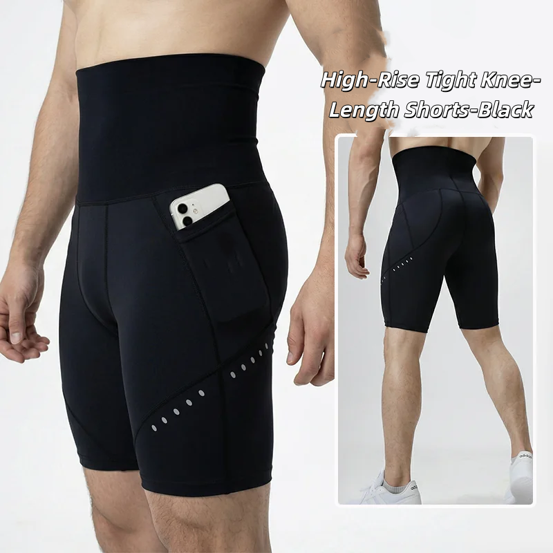 Men High Waist Compression Leg - Compression Long Pant ulasan dan harga
